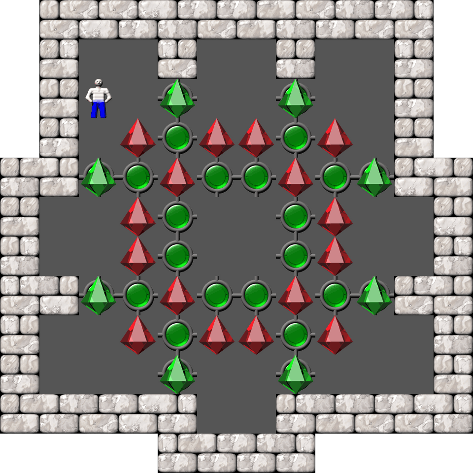 Sokoban Sasquatch 07 Arranged level 22